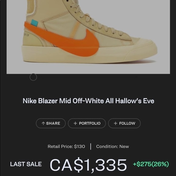 Nike Off-White All Hallow’s Eve mens size 12 - Picture 9 of 16